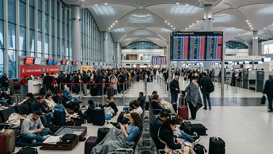 İstanbul Havalimanı günlük 1603 uçuşla Avrupa’nın en yoğun havalimanı oldu