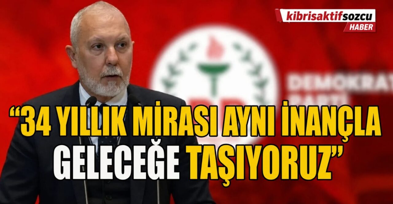 Demokrat Parti’nin (DP), 34’üncü kuruluş yıl dönümü dolayısıyla bu akşam onur gecesi düzenliyor.