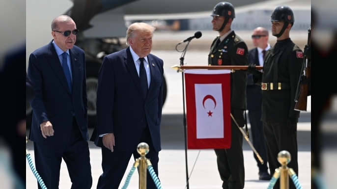 ABD Başkanı Trump Ankara’da… Trump’ı, Erdoğan karşıladı