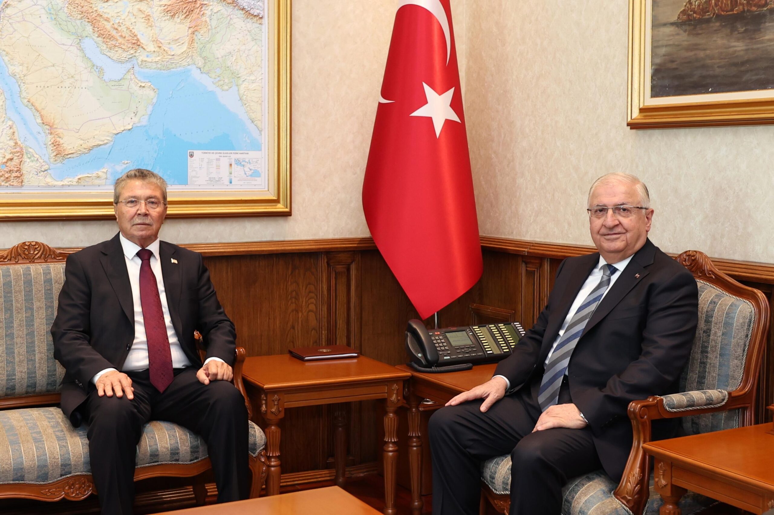 Başbakan Üstel, TC Milli Savunma Bakanı Güler’le görüştü