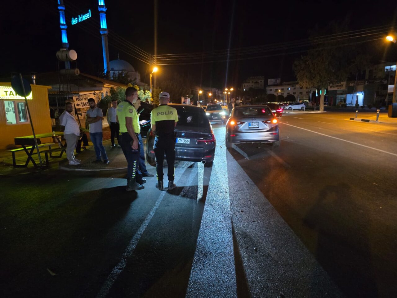GAZİMAĞUSA’DA DÜN GECE KORKUTAN KAZA