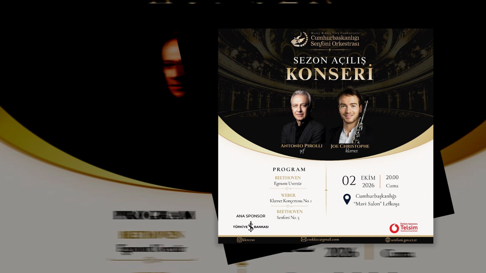 KKTC CSO yeni sezonu 2 Ekim’de açıyor