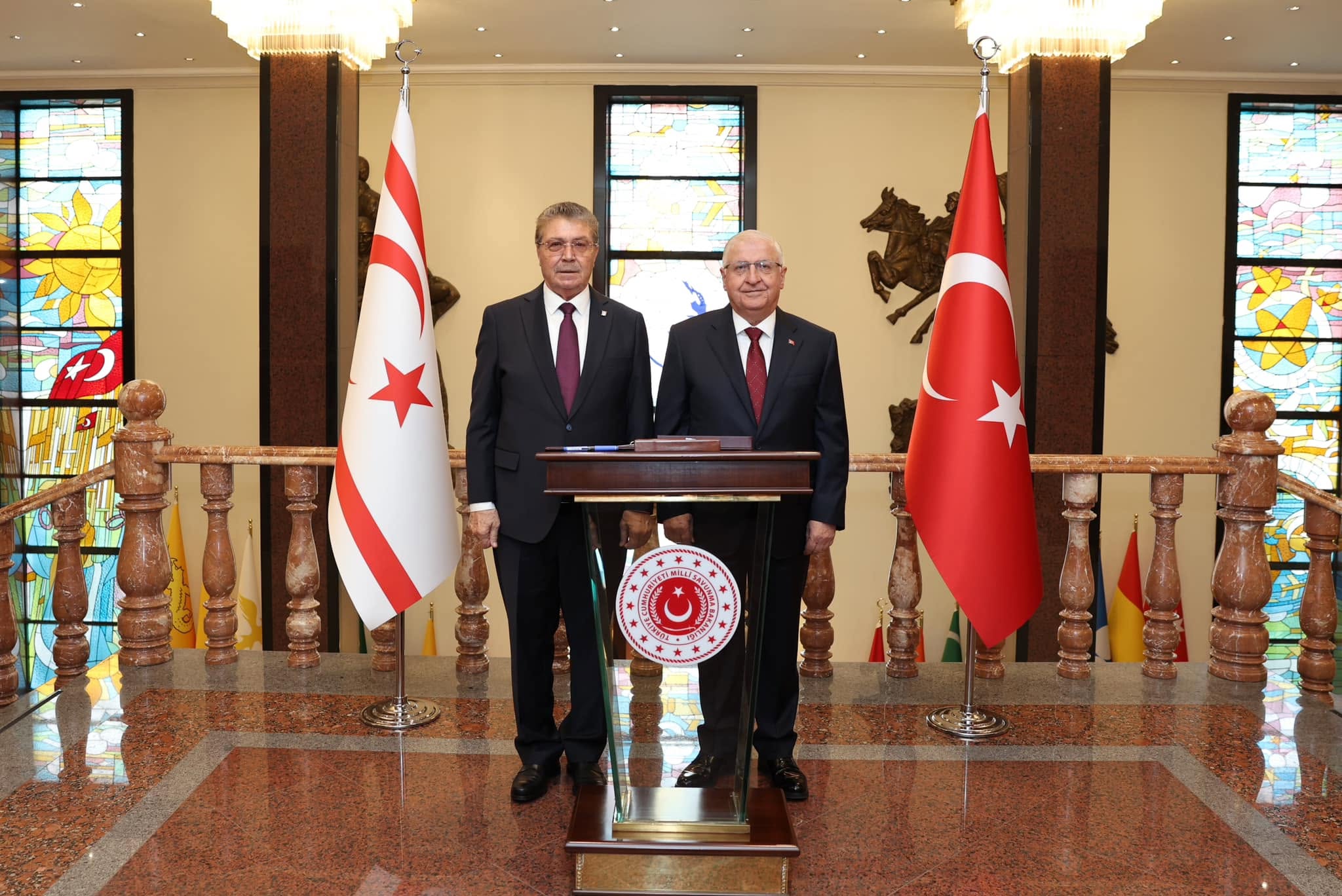 Başbakan Üstel, Türkiye Milli Savunma Bakanı Güler ile Ankara’da görüştü