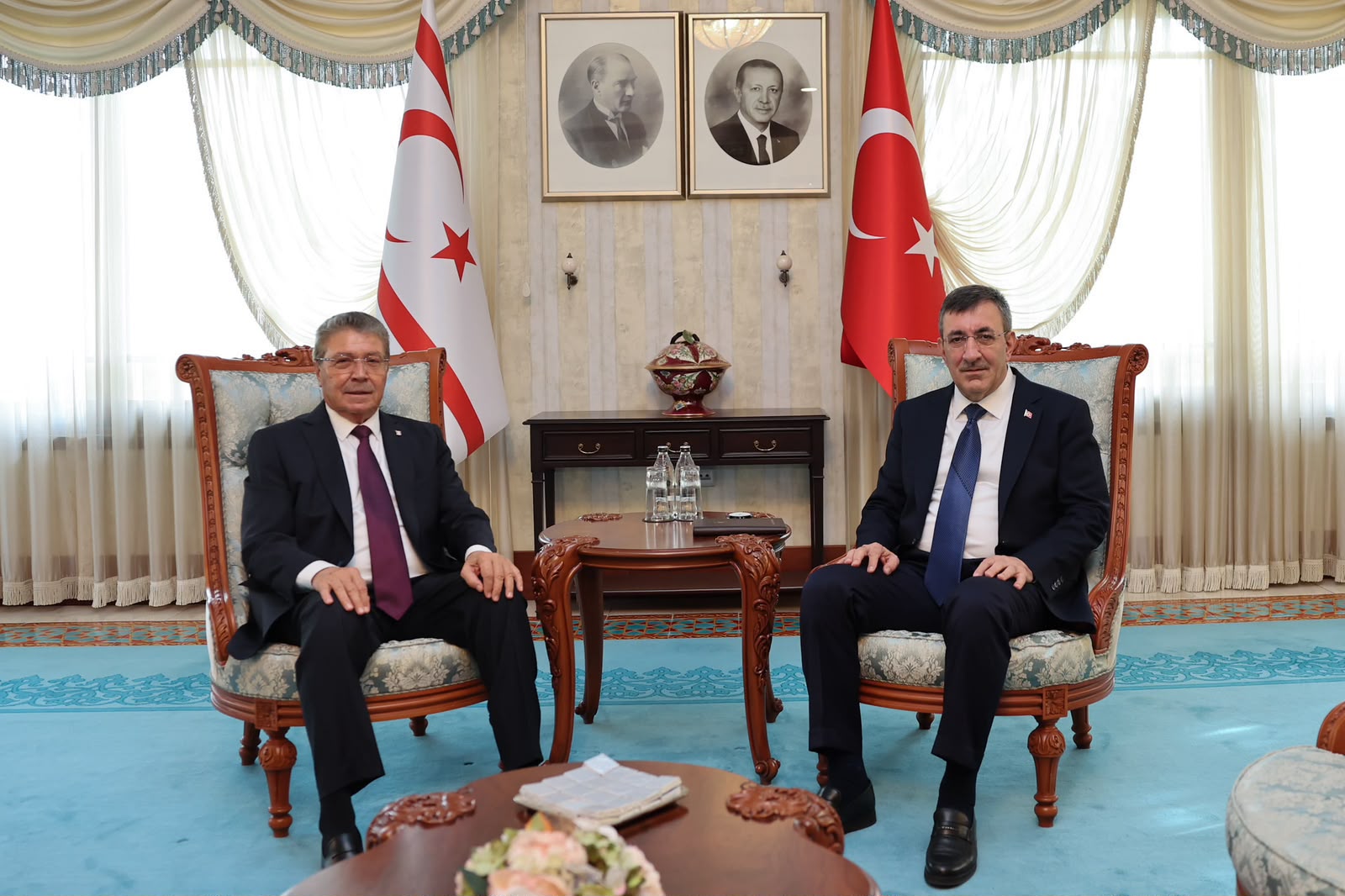 Başbakan Üstel, Ankara’da Cevdet Yılmaz ile bir araya geldi