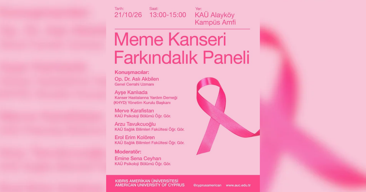 KAÜ’den Meme Kanseri Farkındalık Ayı etkinlikleri