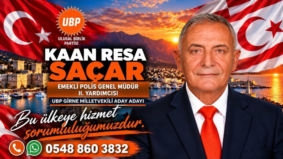 Kaan Resa Saçar, UBP’den Girne Milletvekili Aday Adayı Oluyor