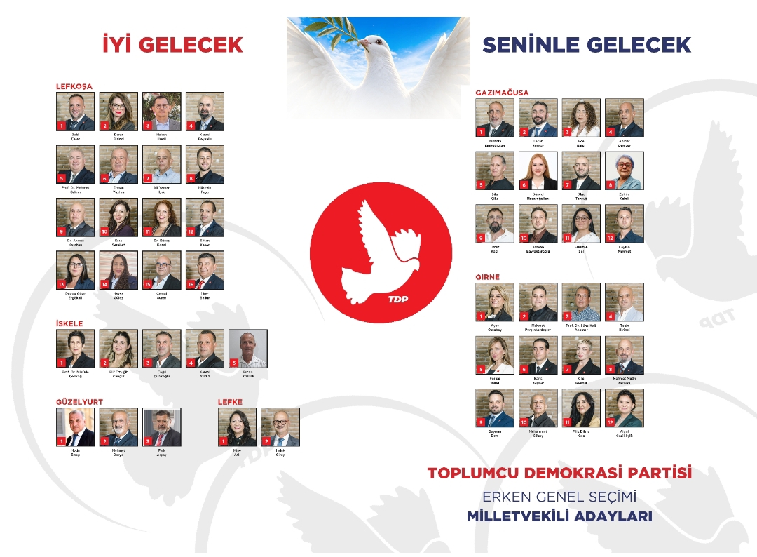 TDP, Meclise Yürüyeceği Milletvekili Adaylarını Belirledi