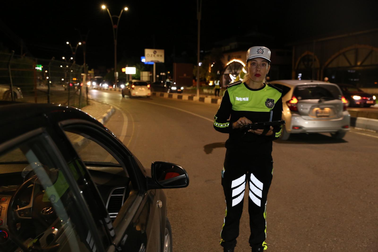 Polisten beş ilçede asayiş ve trafik denetimi